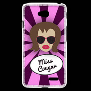 Coque LG L70 Miss Cougar Chatain