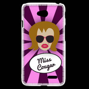 Coque LG L70 Miss Cougar Rousse