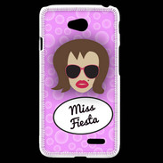 Coque LG L70 Miss Fiesta Chatain