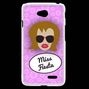 Coque LG L70 Miss Fiesta Rousse