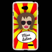Coque LG L70 Miss Latina Chatain