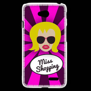 Coque LG L70 Miss Shopping Blonde