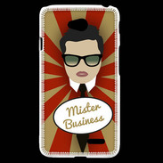 Coque LG L70 Mister Business Brun