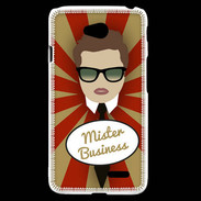 Coque LG L70 Mister Business Chatain