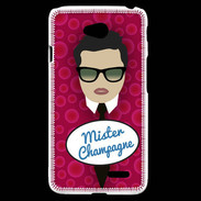 Coque LG L70 Mister Champagne Brun