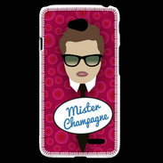 Coque LG L70 Mister Champagne Chatain
