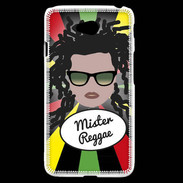 Coque LG L70 Mister Reggae Blanc