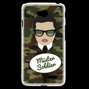 Coque LG L70 Mister Soldier Brun