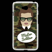 Coque LG L70 Mister Soldier Chatain