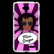 Coque LG L70 Miss Cougar Black
