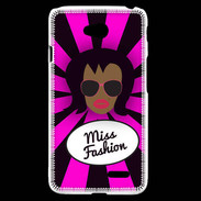 Coque LG L70 Miss Fashion Black