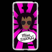 Coque LG L70 Miss Swag Black