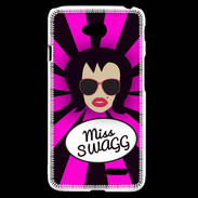 Coque LG L70 Miss Swag Brune