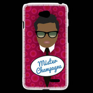 Coque LG L70 Mister Champagne Black