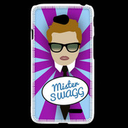 Coque LG L70 Mister Swag Roux