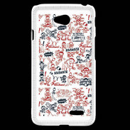 Coque LG L70 Adishatz All Over Rugby YM
