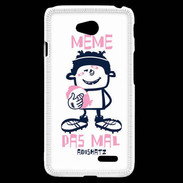 Coque LG L70 Adishatz rugby Même pas mal