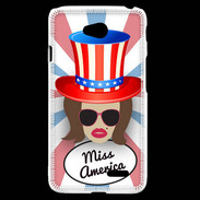 Coque LG L70 Miss USA Chatain