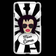 Coque LG L70 Miss Corse Brune
