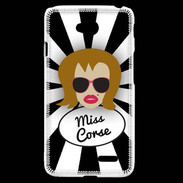 Coque LG L70 Miss Corse Rousse