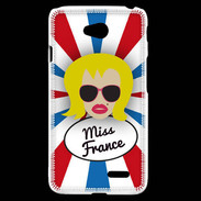 Coque LG L70 Miss France Blonde