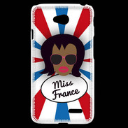 Coque LG L70 Miss France Black