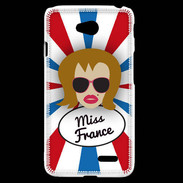 Coque LG L70 Miss France Rousse