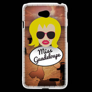 Coque LG L70 Miss Guadeloupe Blonde