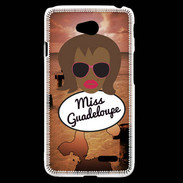 Coque LG L70 Miss Guadeloupe Black