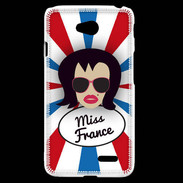 Coque LG L70 Miss France Brune
