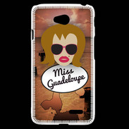 Coque LG L70 Miss Guadeloupe Rousse