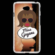 Coque LG L70 Miss Guyane Black