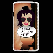 Coque LG L70 Miss Guyane Brune