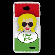 Coque LG L70 Miss Italie Blonde