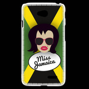 Coque LG L70 Miss Jamaica Brune