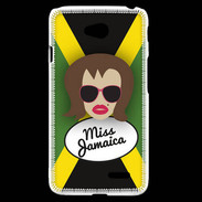 Coque LG L70 Miss Jamaica Chatain
