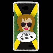 Coque LG L70 Miss Jamaica Rousse