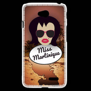 Coque LG L70 Miss Martinique Brune