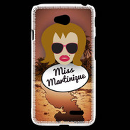 Coque LG L70 Miss Martinique Rousse