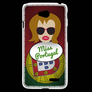 Coque LG L70 Miss Portugal Rousse