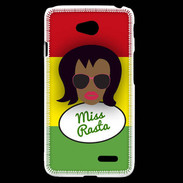 Coque LG L70 Miss Rasta Black