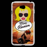 Coque LG L70 Miss Réunion Blonde