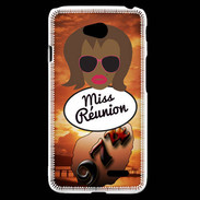 Coque LG L70 Miss Réunion Black