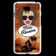 Coque LG L70 Miss Réunion Chatain