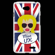 Coque LG L70 Miss UK Blonde