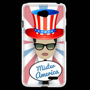 Coque LG L70 Mister América Brun