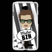 Coque LG L70 Mister Bretagne Chatain