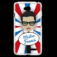 Coque LG L70 Mister France Brun