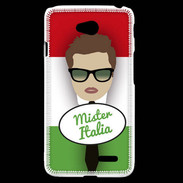 Coque LG L70 Mister Italie Chatain