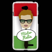 Coque LG L70 Mister Italie Roux